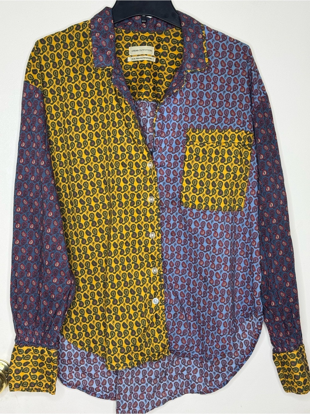 Urban Outfitters Penny PJ Mix Print Shirt - Picture 2 of 11
